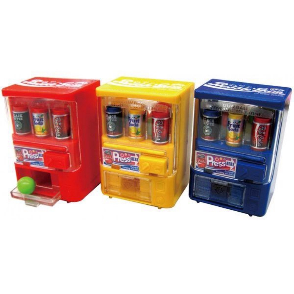 Mini soda vending machine-BUNNY PLAN GUM BALL JIHANKI-blue